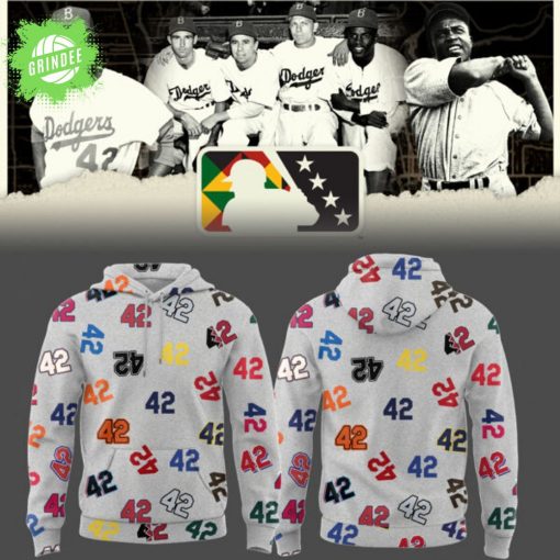Los Angeles Dodgers Honoring Jackie Robinson 42 Hoodie