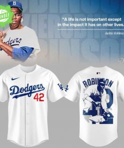 Los Angeles Dodgers Honoring Jackie Robinson 42 Limited Baseball Jersey