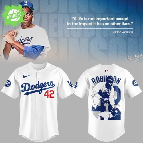Los Angeles Dodgers Honoring Jackie Robinson 42 Limited Baseball Jersey