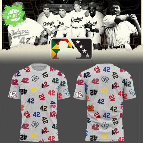 Los Angeles Dodgers Honoring Jackie Robinson 42 Limited T-Shirt