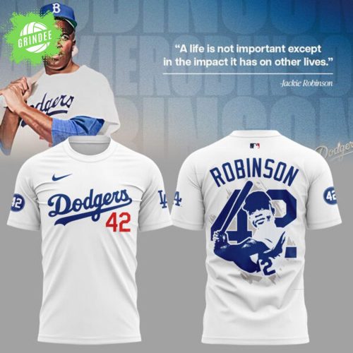 Los Angeles Dodgers Honoring Jackie Robinson 42 T-Shirt