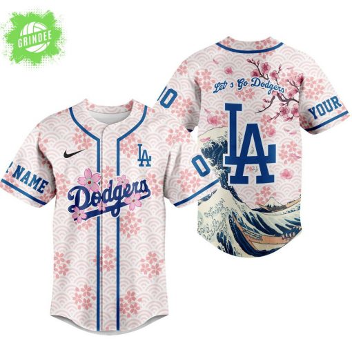Los Angeles Dodgers “Let’s Go Dodgers” Premium Personalized Jersey