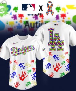 Los Angeles Dodgers MLB Autism Awareness Special Edition 2025 Baseball Jersey