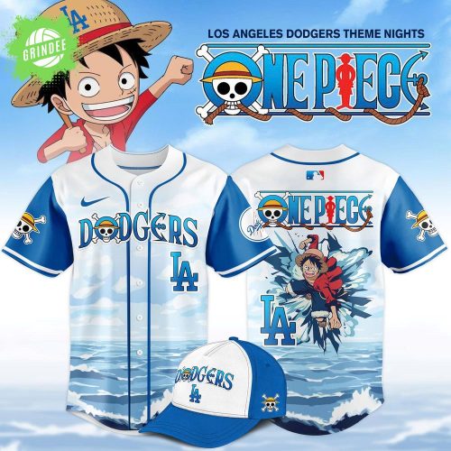 Los Angeles Dodgers MLB x One Piece Night Game Limited Edition Baseball Jersey 2025 – Pirates x Baseball Mashup