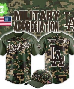 Los Angeles Dodgers Military Appreciation Baseball Jersey Combo