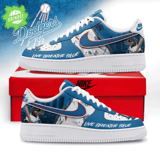 Los Angeles Dodgers Premium AF1 Sneakers – Limited Edition