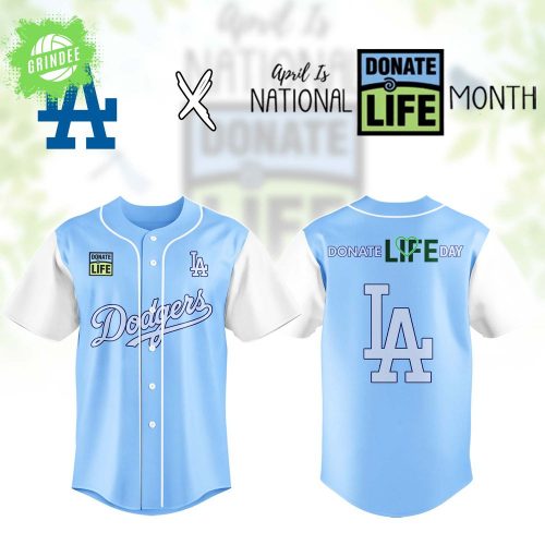 Los Angeles Dodgers x Donate Life Month Baseball Jersey – Limited 2025 MLB Drop