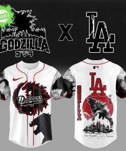Los Angeles Dodgers x Godzilla Baseball Jersey – Special MLB Apparel