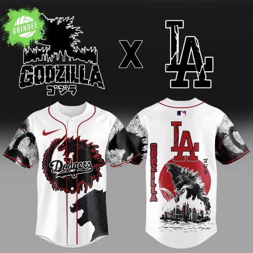 Los Angeles Dodgers x Godzilla Baseball Jersey – Special MLB Apparel