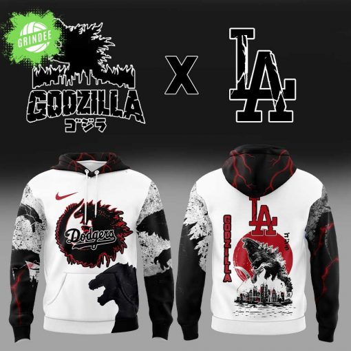 Los Angeles Dodgers x Godzilla Hoodie – Limited Edition Baseball Merch