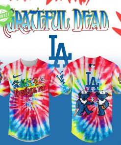 Los Angeles Dodgers x Grateful Dead Baseball Jersey – Special Edition