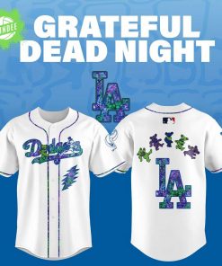 Los Angeles Dodgers x Grateful Dead Night Baseball Jersey – 2025 Fan Drop