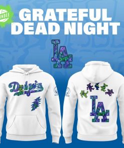 Los Angeles Dodgers x Grateful Dead Night Hoodie – 2025 New Design