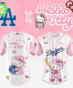 Los Angeles Dodgers x Hello Kitty Night 2025 Baseball Jersey Limited Edition