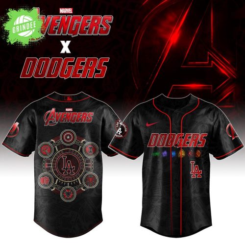 Los Angeles Dodgers x Marvel Avengers Night Baseball Jersey Editions Limited – Superhero x MLB Limited Edition