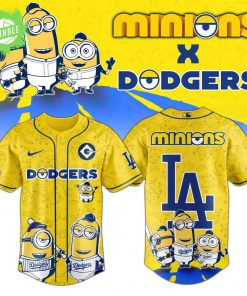 Los Angeles Dodgers x Minions Exclusive Baseball Jersey – Fun Animation x MLB Crossover
