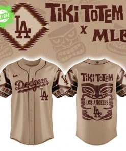 Los Angeles Dodgers x Native American Tiki Totem Baseball Jersey 2025