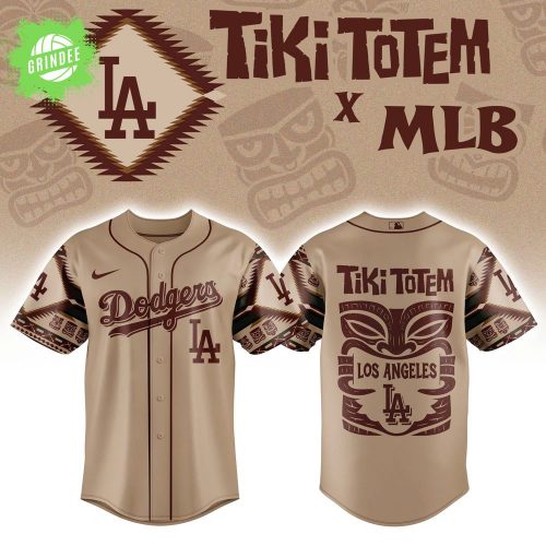 Los Angeles Dodgers x Native American Tiki Totem Baseball Jersey 2025
