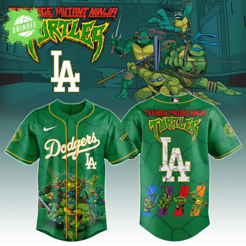 Los Angeles Dodgers x Ninja Turtles Night Baseball Jersey 2025 Limited