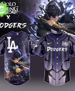 Los Angeles Dodgers x Solo Leveling Exclusive Baseball Jersey – Anime Fans Baseball Jersey