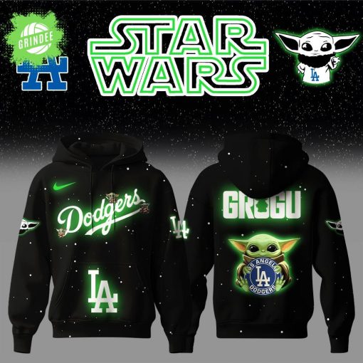 Los Angeles Dodgers x Star Wars Baby Yoda Hoodie – Galactic MLB Hoodie Edition