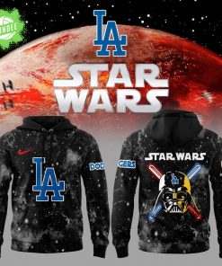 Los Angeles Dodgers x Star Wars Black Sky Hoodie – Galactic Baseball Edition