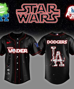 Los Angeles Dodgers x Star Wars Darth Vader Night Jersey – Sith Fan Baseball Jersey