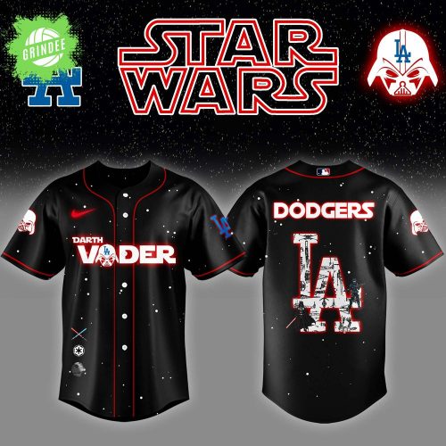 Los Angeles Dodgers x Star Wars Darth Vader Night Jersey – Sith Fan Baseball Jersey