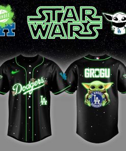 Los Angeles Dodgers x Star Wars Grogu Night Jersey – Baby Yoda Limited MLB