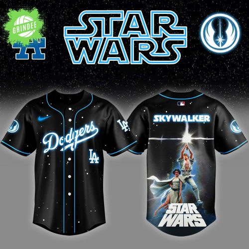 Los Angeles Dodgers x Star Wars Luke Skywalker Night Jersey – Jedi Baseball Night