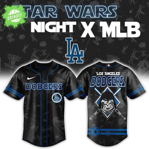 Los Angeles Dodgers x Star Wars Night 2025 Baseball Jersey – Exclusive Sci-Fi MLB Gear
