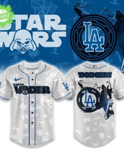 Los Angeles Dodgers x Star Wars Night 2025 Baseball Jersey New Version