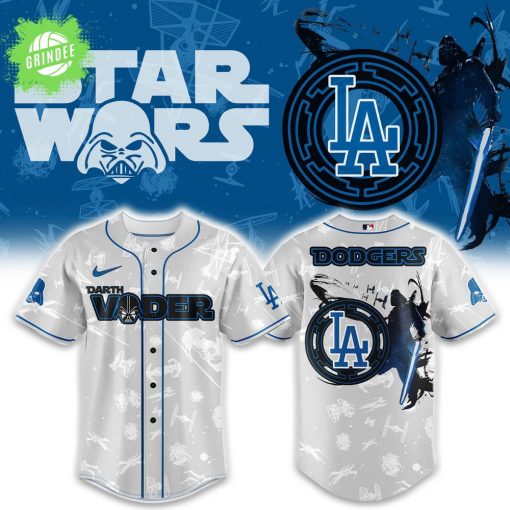 Los Angeles Dodgers x Star Wars Night 2025 Baseball Jersey New Version