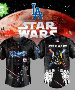 Los Angeles Dodgers x Star Wars Night Game Baseball Jersey – MLB Star Wars Special