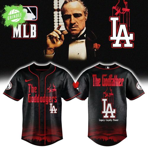 Los Angeles Dodgers x The Godfather New Edition Baseball Jersey