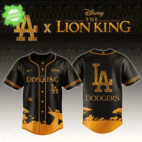 Los Angeles Dodgers x The Lion King Limited Edition Baseball Jersey – Disney x MLB Fans Special