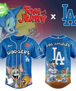 Los Angeles Dodgers x Tom And Jerry Special Edition Baseball Jersey – Iconic Animation x MLB