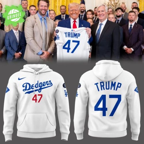 Los Angeles Dodgers x Trump 2025 Hoodie – Limited Baseball Drop