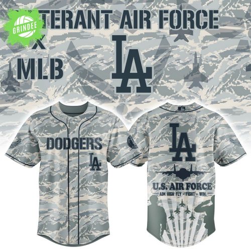 Los Angeles Dodgers x Veteran U.S Air Force 2025 Baseball Jersey – Military Tribute MLB Apparel