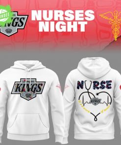 Los Angeles Kings Nurses Night 2025 White Hoodie