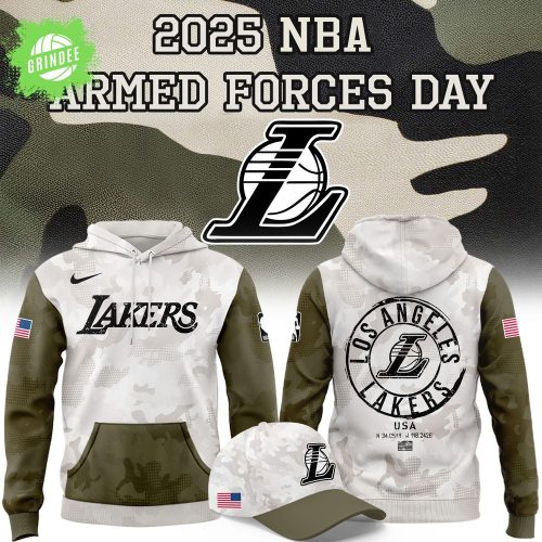 Los Angeles Lakers Armed Forces Day 2025 Hoodie