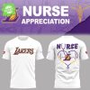 Los Angeles Lakers Nurse Night Appreciation Yellow T-Shirt