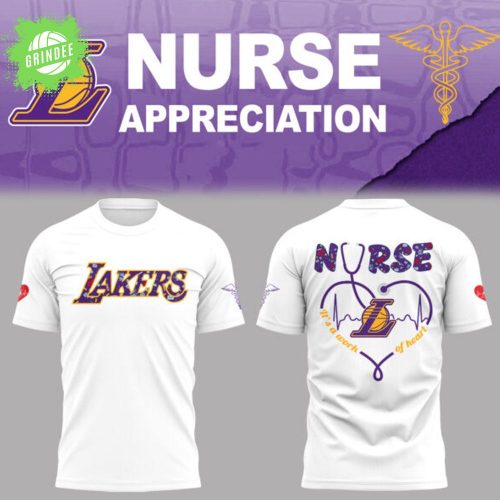 Los Angeles Lakers Nurse Night Appreciation T-Shirt