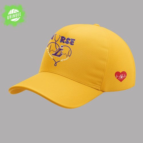 Los Angeles Lakers Nurse Night Appreciation Yellow T-Shirt
