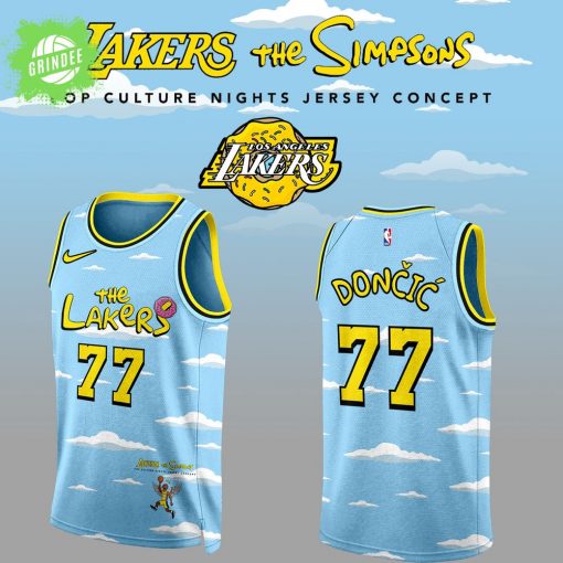 Los Angeles Lakers x The Simpsons Day ‘Luka Doncic’ Jersey 2025