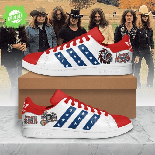 Lynyrd Skynyrd Adidas Custom Stan Smith Shoes – Free Bird Southern Rock Sneakers