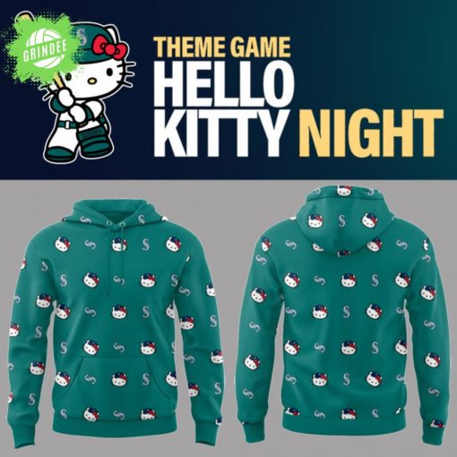 Mariners Baseball 2025 Limited “Mariners x Hello Kitty” Hoodie – Sanrio x MLB Special Edition