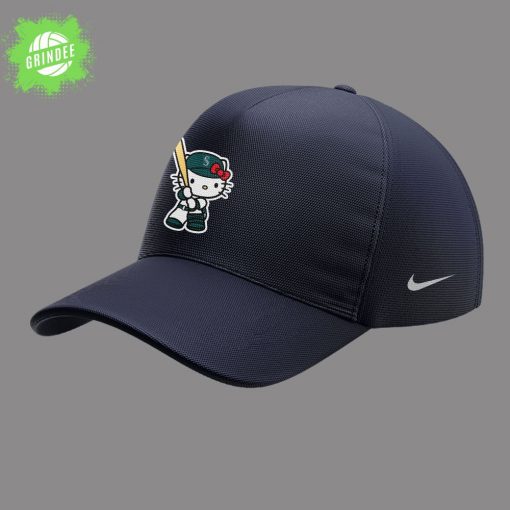 Mariners Baseball 2025 Limited “Mariners x Hello Kitty” Navy Hoodie – MLB Cute Crossover