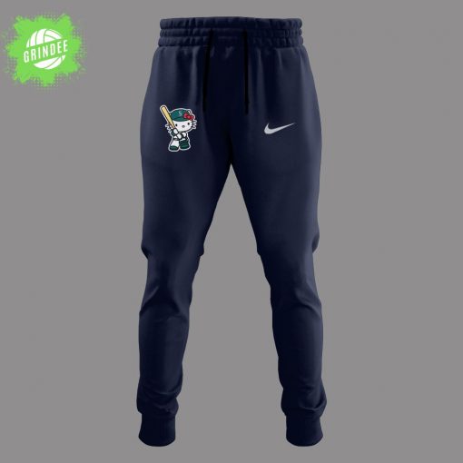 Mariners Baseball 2025 Limited “Mariners x Hello Kitty” Navy Hoodie – MLB Cute Crossover