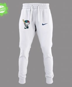Mariners Baseball 2025 Limited “Mariners x Hello Kitty” White Hoodie – Collector’s Sanrio Baseball Apparel